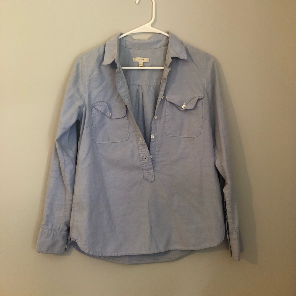 Denim button up